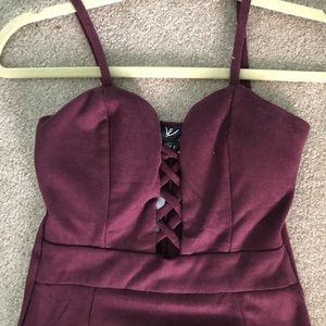 NWT plum bodycon dress